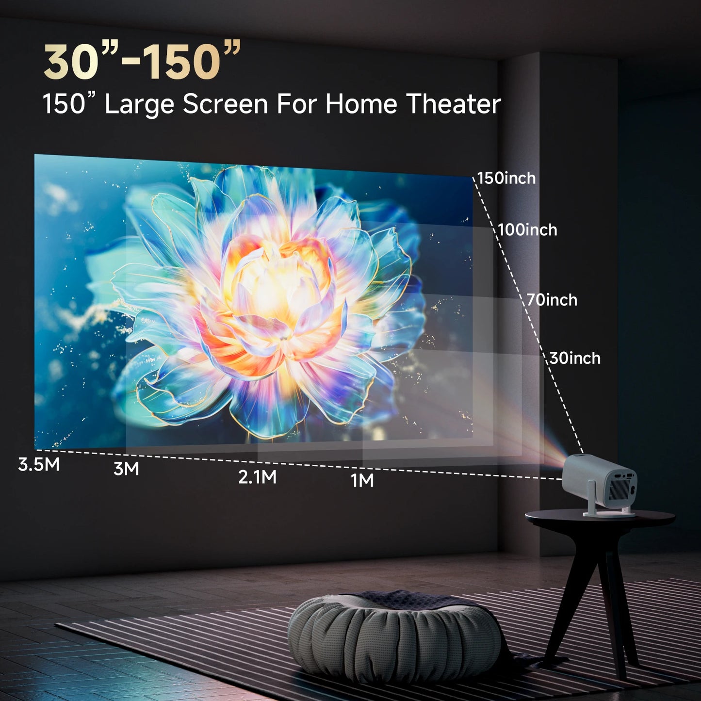 The BeamBox Portable Projector — Big Screen, Small Package.